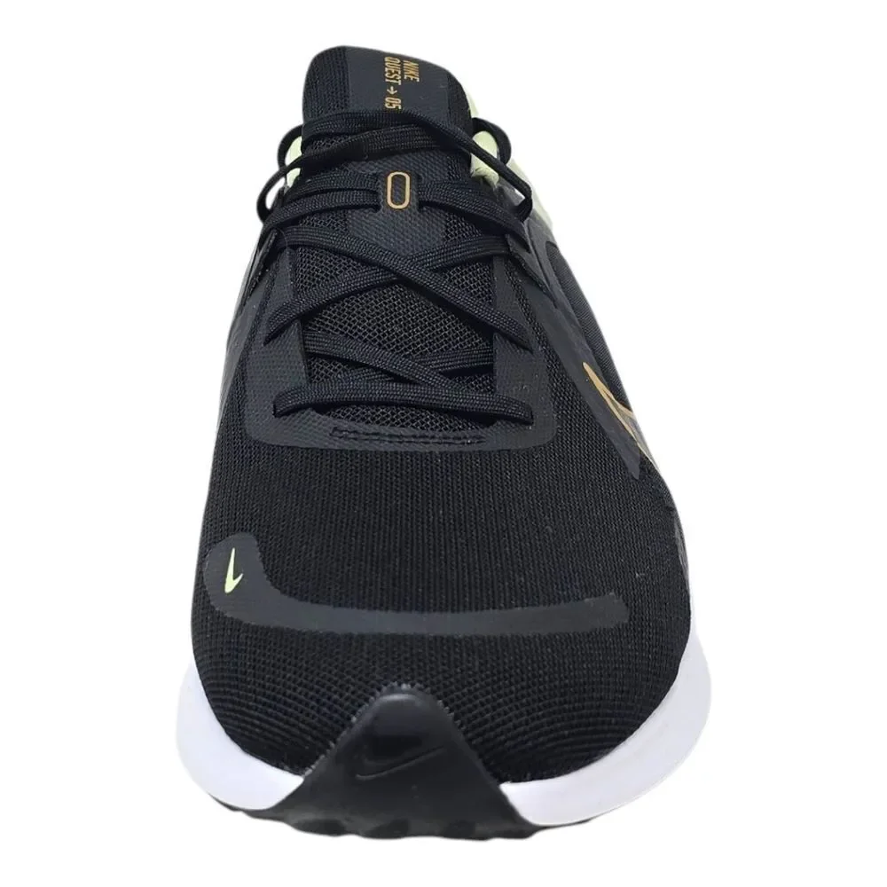 Nike Mens Quest 5 Black Olive Bronzine Sneakers Running Shoes DD0204 301